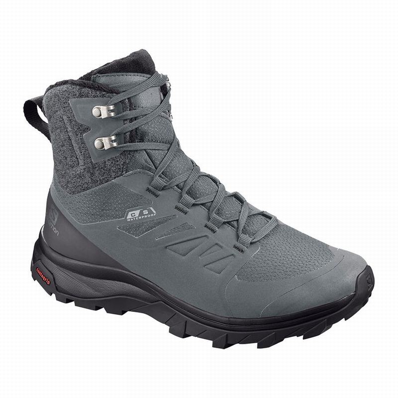 Botas De Invierno Salomon Mujer Gris - Salomon Argentina OUTBLAST TS CSWP W ,674251-ELA